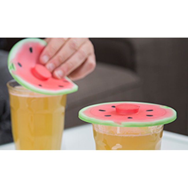 Product Watermelon Drink Lids - Set of 2