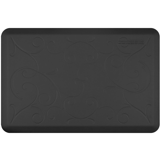WellnessMats Bella Collection 3X2 Mat | Black