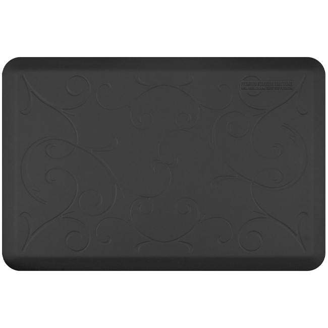 WellnessMats Bella Collection 3X2 Mat | Black