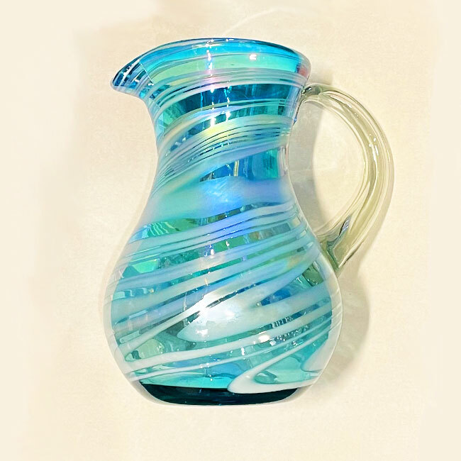 Product Pacific Merchants Aqua Swirl Pitcher