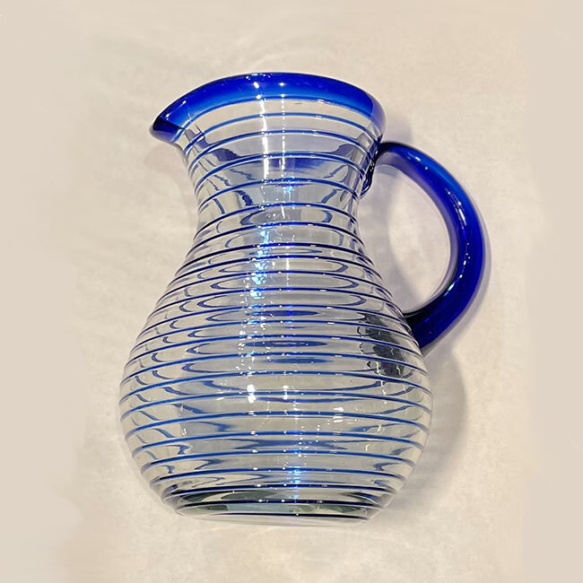 Product Pacific Merchants Cobalt Blue Vortex Pitcher