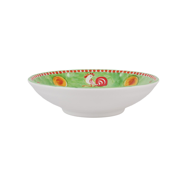 Vietri Campagna Melamine Pasta Bowl | Gallina - side