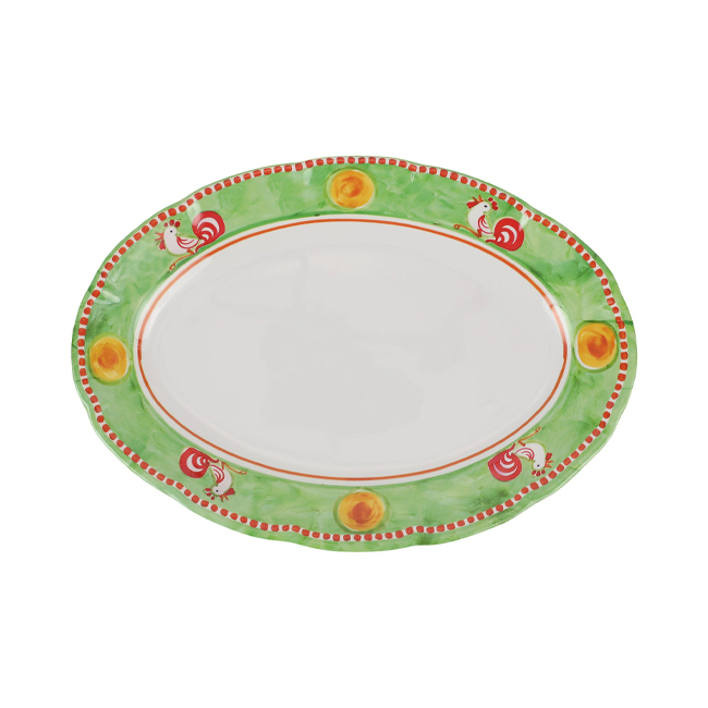 Product Vietri Campagna Melamine Oval Platter | Gallina