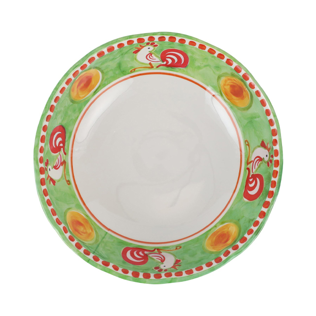 Vietri Campagna Melamine Serving Bowl | Gallina - top