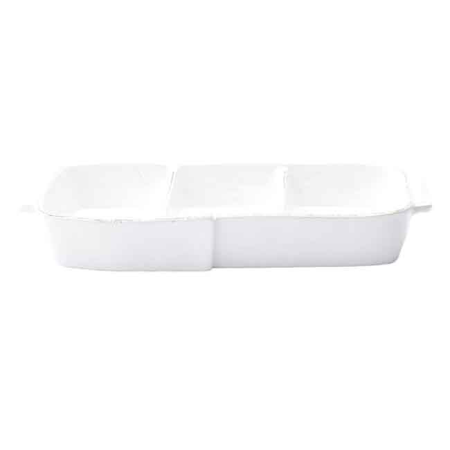 Product Vietri Melamine Lastra Three-Part Server