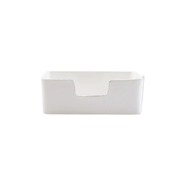 Product Vietri Melamine Lastra White Guest Towel Holder