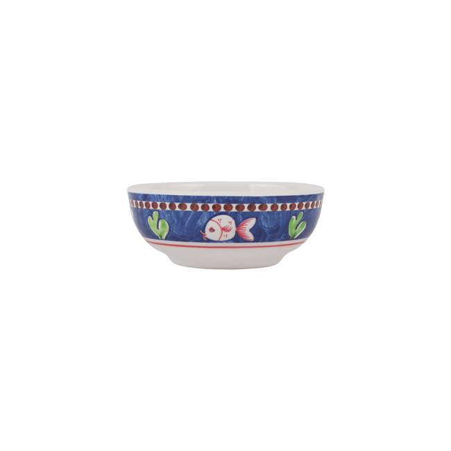 Product Vietri Campagna Melamine Olive Oil Bowl | Pesce - side