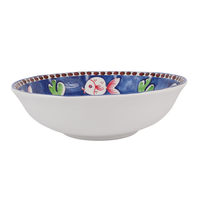 Product Vietri Campagna Melamine Serving Bowl | Pesce - side