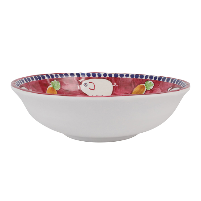 Product Vietri Campagna Melamine Serving Bowl | Porco - side