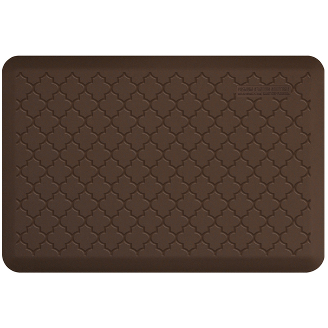 WellnessMats Trellis Collection 3X2 Mat | Brown