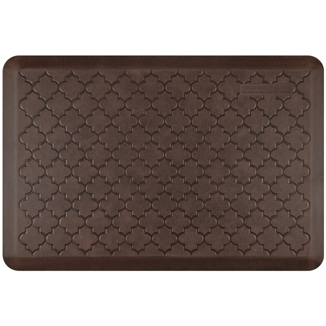 WellnessMats Trellis Collection 3X2 Mat | Antique Dark