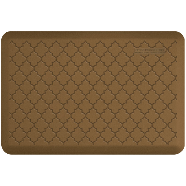 WellnessMats Trellis Collection 3X2 Mat | Tan