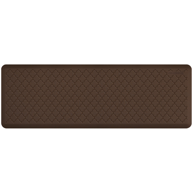 WellnessMats Trellis Collection 6X2 Mat | Brown