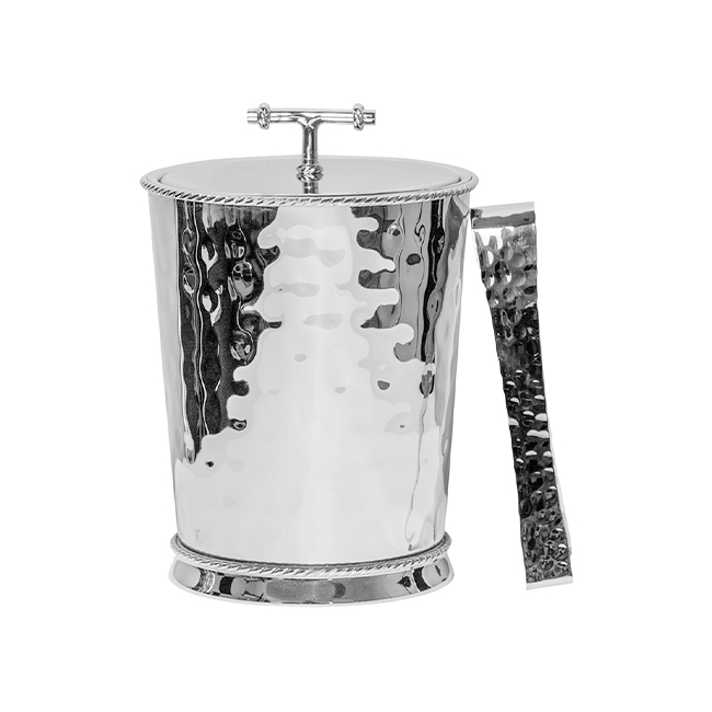 Juliska Graham Ice Bucket with Lid and Tongs