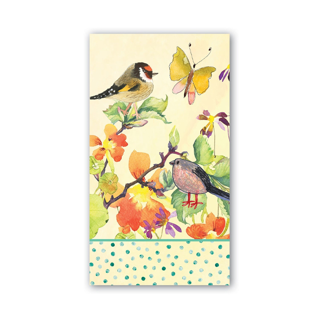 Michel Design Works Bees and Butterflies Hostess Napkins