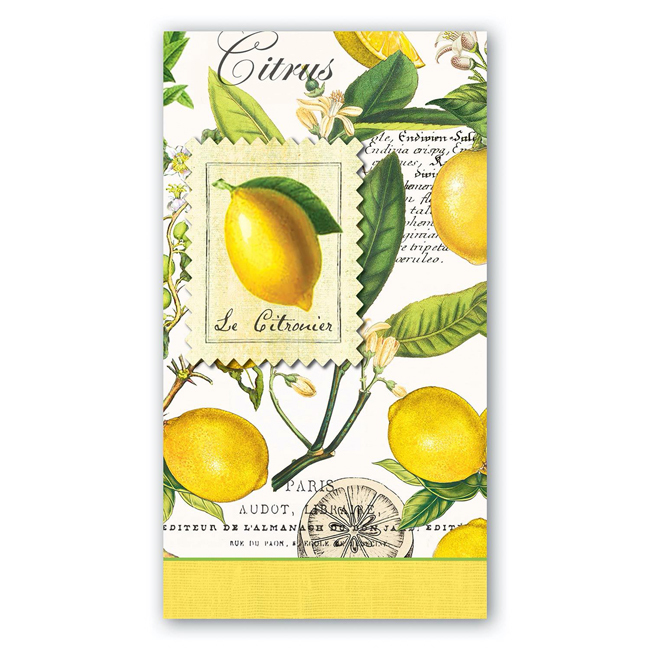 Product Michel Design Works Lemon Basil Hostess Napkins