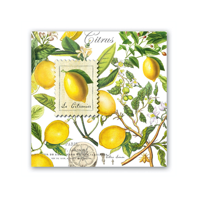 Michel Design Works Lemon Basil Luncheon Napkins