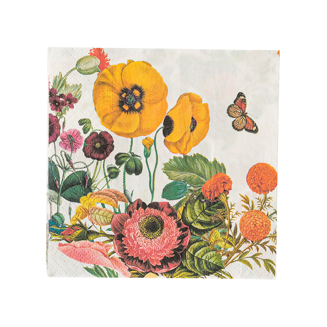 Juliska Field of Flowers Luncheon Paper Napkin - Multi | Set of 20