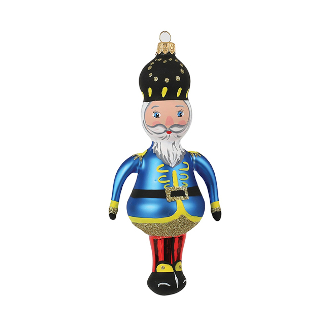 Vietri Nutcrackers Figural Blue Nutcracker Ornament