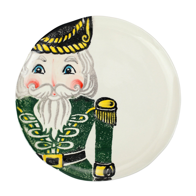 Vietri Nutcrackers Dinner Plate | Green