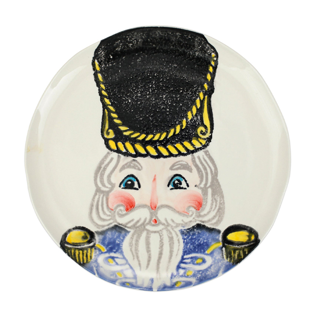 Vietri Nutcrackers Dinner Plate | Blue