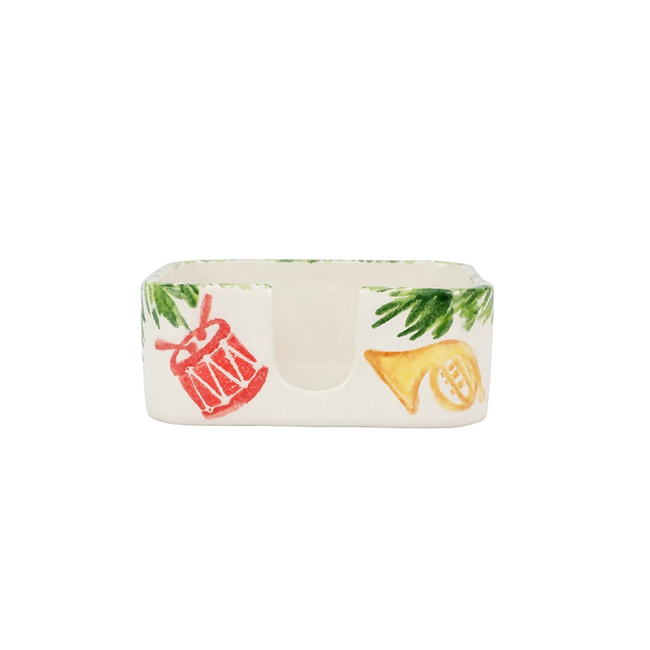 Product Vietri Nutcrackers Cocktail Napkin Holder