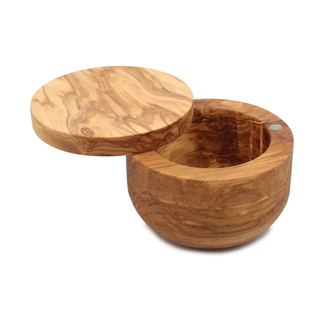 Swissmar Olive Wood Salt Keeper | Siena