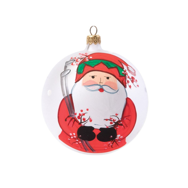 Vietri Old St. Nick Golf Ornament - front