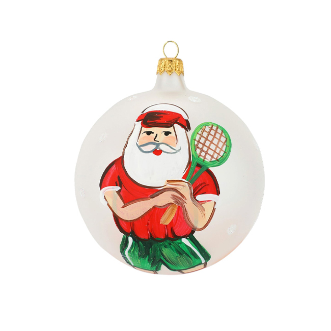 Vietri Old St. Nick Tennis Ornament