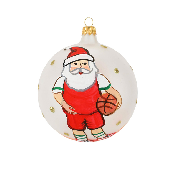 Product Vietri Old St. Nick Basketball Ornament