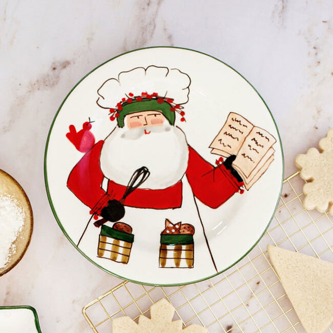 Vietri Old St. Nick 2025 Limited Edition Salad Plate
