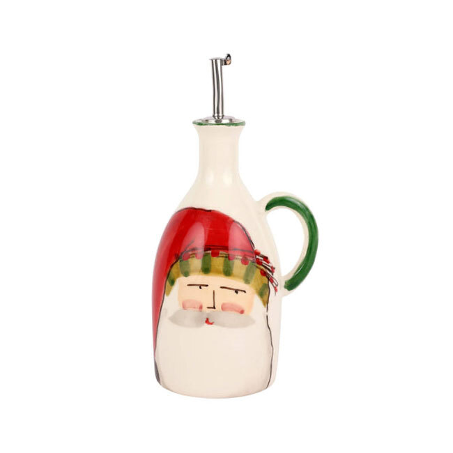 Product Vietri Old St. Nick Handled Olive Oil Bottle