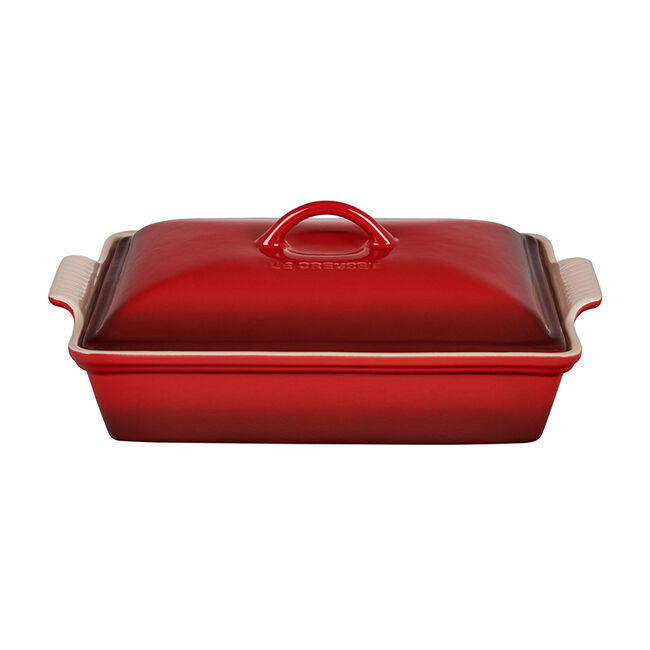 Product Le Creuset Heritage 4 Qt. Rectangular Casserole - Cerise