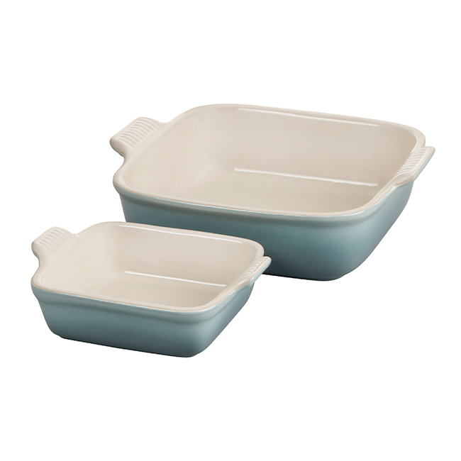 Le Creuset Square Baking Dishes | Set of 2 |  Sea Salt