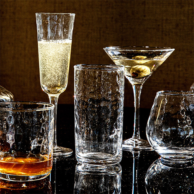 Juliska Puro Highball Glass | Clear with other Puro Collection