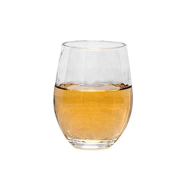 Juliska Puro Stemless White Wine Glass | Clear