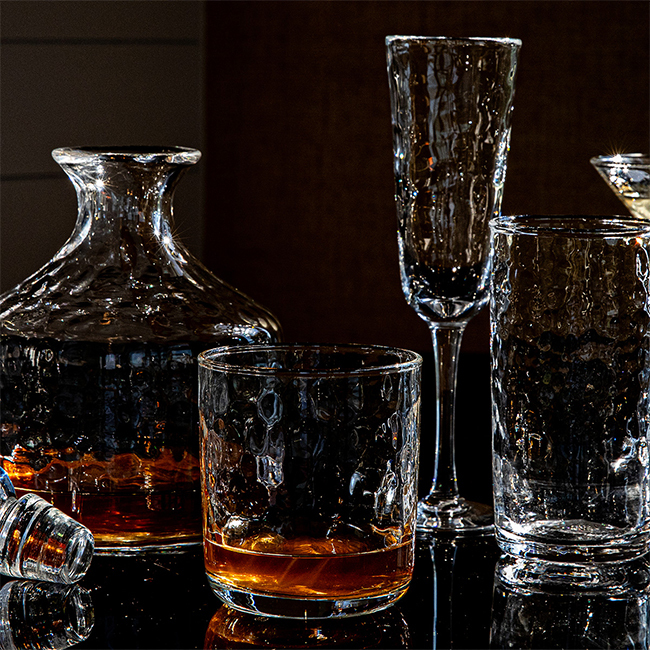 Juliska Puro Double Old Fashioned Glass with collection