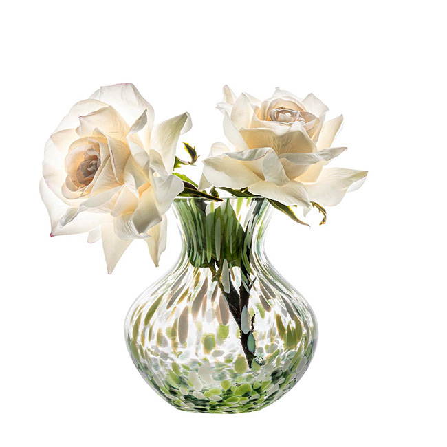Juliska Puro 6” Vase | Green w/Flowers