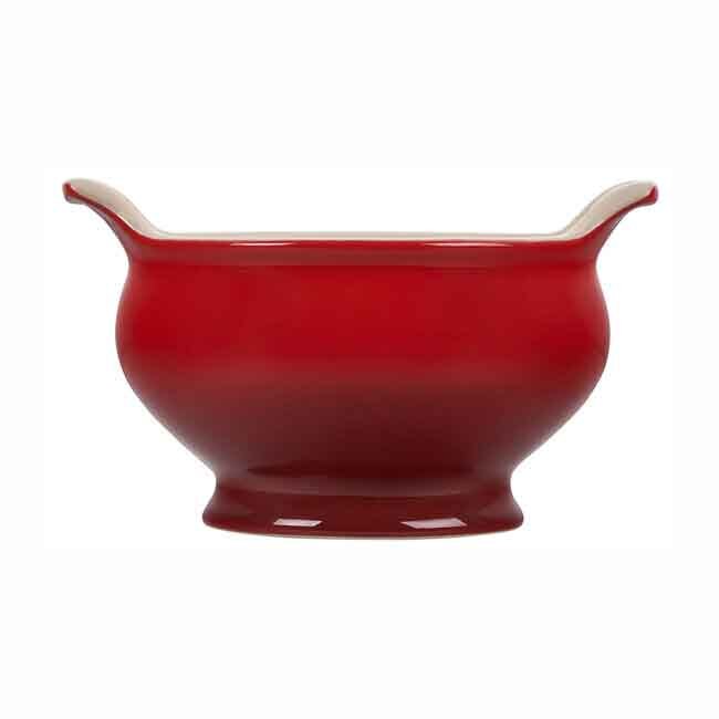 Le Creuset Heritage Soup Bowl Side - Cerise