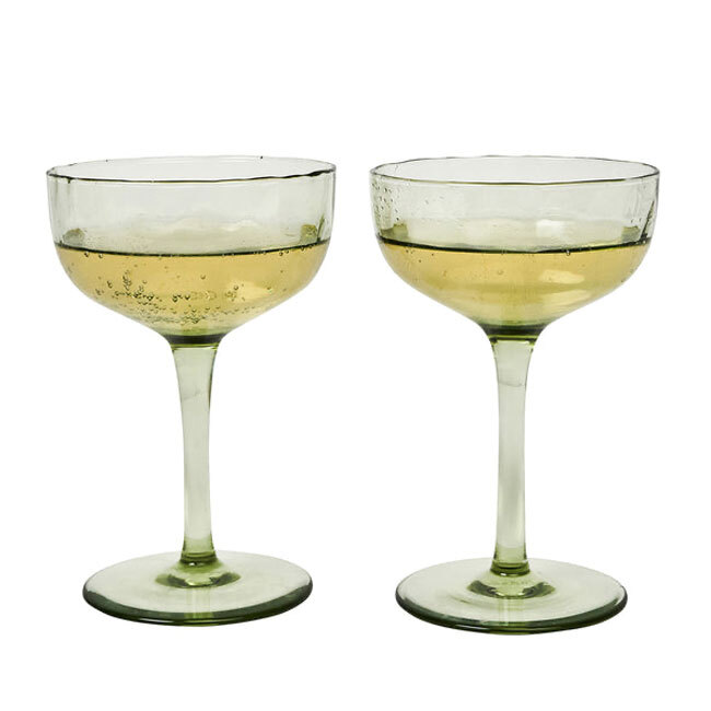 Juliska Puro Cocktail Coupe Glass Set/2 | Basil