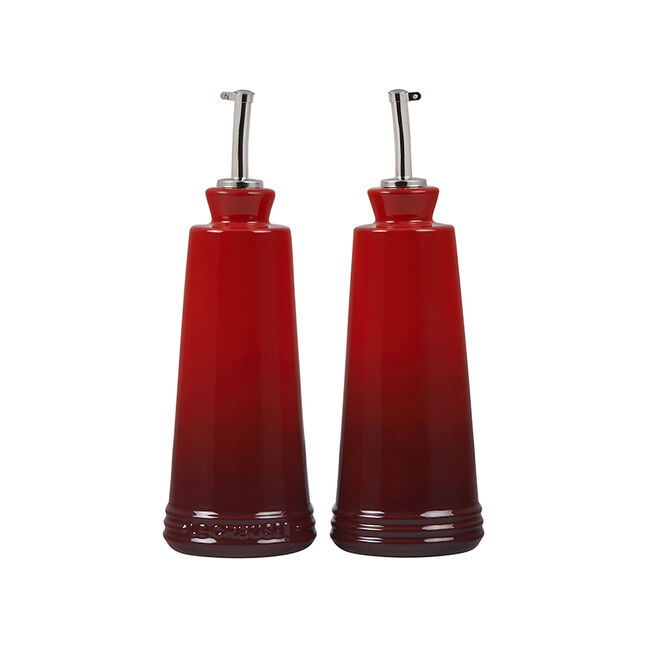 Le Creuset Signature Oil and Vinegar Set | Cerise Red