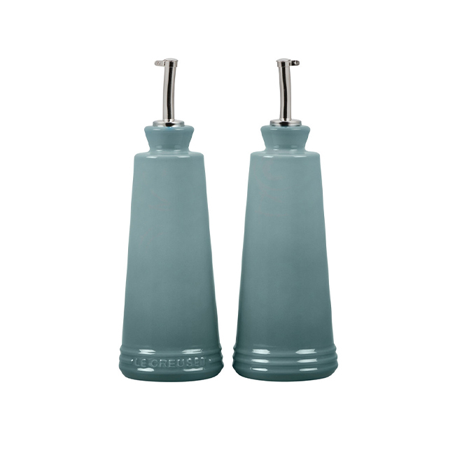Product Le Creuset Signature Oil and Vinegar Set | Sea Salt