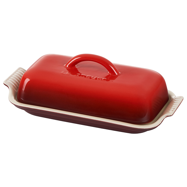 Le Creuset Heritage Butter Dish | Cerise