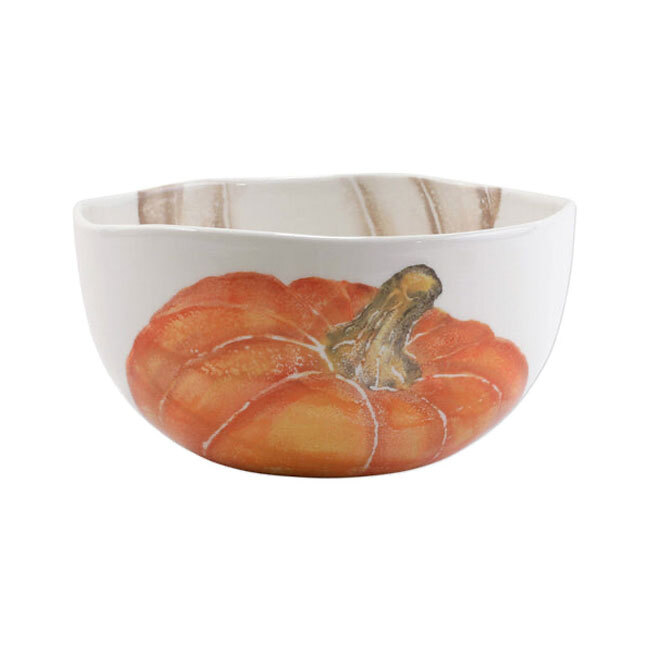 Product Vietri Pumpkins Deep Serving Bowl