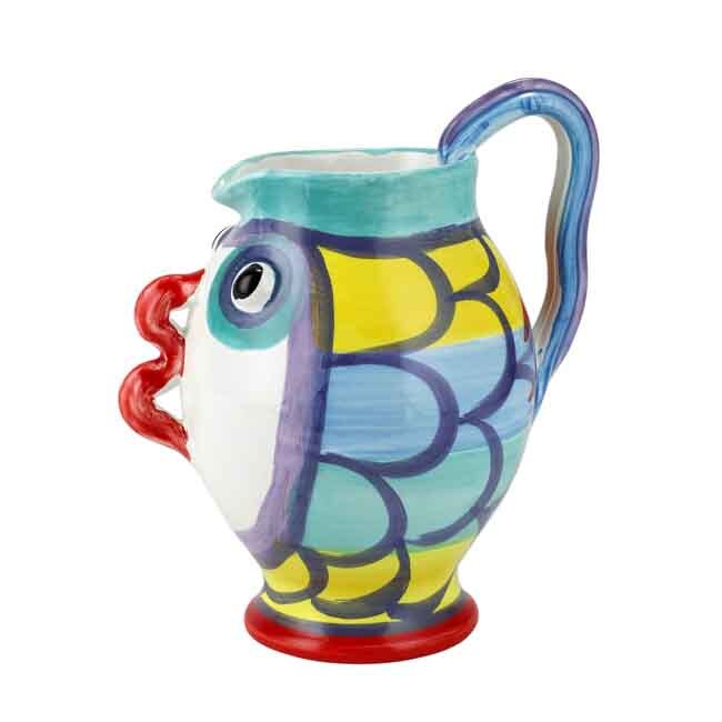 Product Vietri Pesci Colorati Figural Mini Pitcher