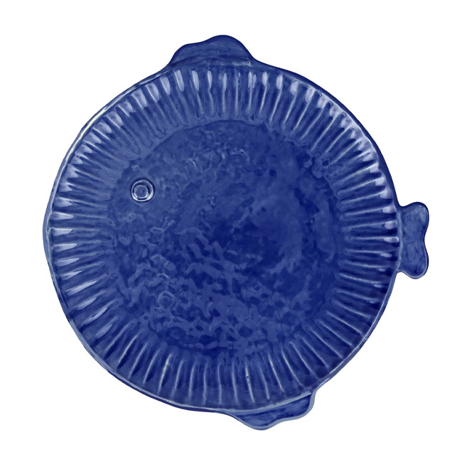 Vietri Pesce Serena Dinner Plate | Cobalt