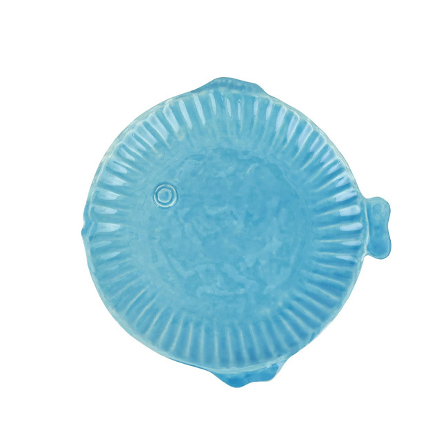 Vietri Pesce Serena Salad Plate | Aqua