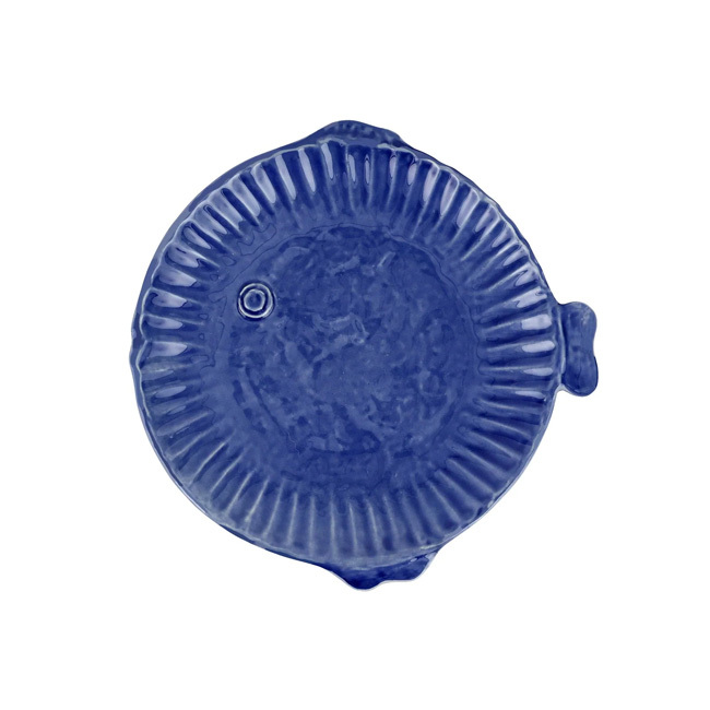 Vietri Pesce Serena Salad Plate | Cobalt