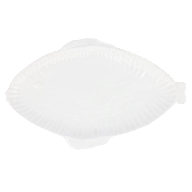 Product Vietri Pesce Serena Large Oval Platter | White