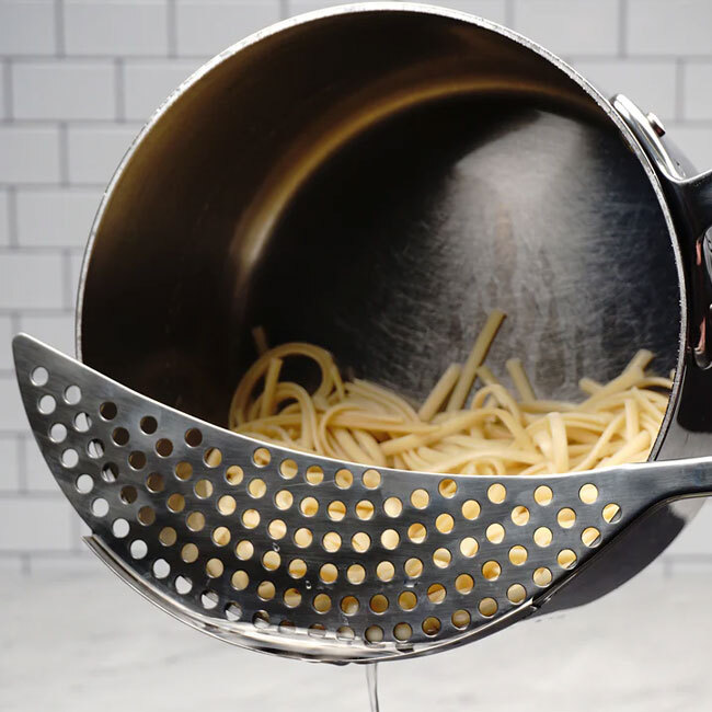 RSVP International Endurance® Pierced Crescent Pot Strainer